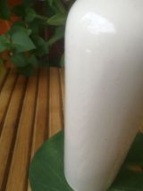 bouteille en grès vernissé blanc-Faïencerie de DIGOIN