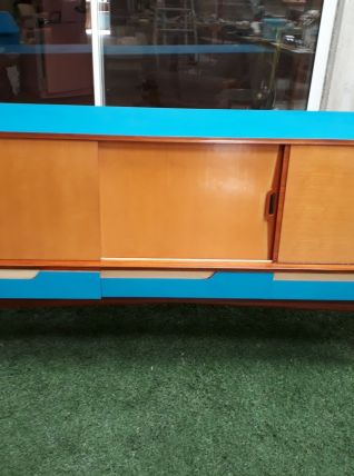 Enfilade design scandinave en teck années 60  
