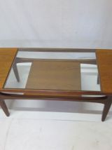 Table basse teck vintage