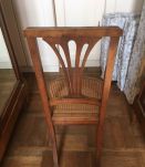 Chaise Art Nouveau bois