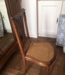 Chaise Art Nouveau bois
