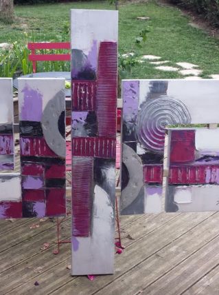 Tableau Design Abstrait (151 X 121cm)