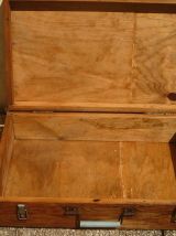 valise en bois ancienne ,  Vintage
