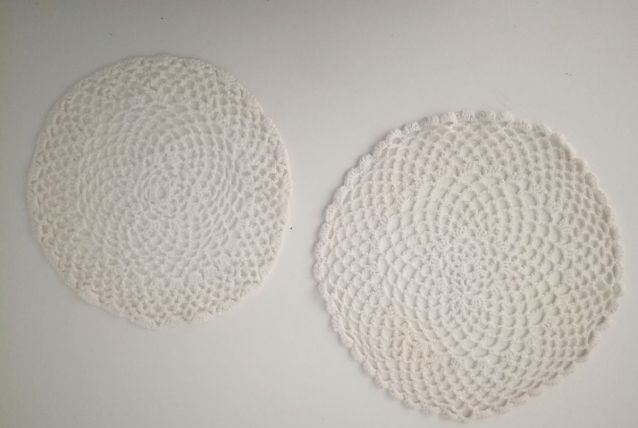 Napperons faits main, crochet