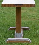 Table bistrot vintage - années 40/50 - bois/formica