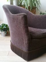 Fauteuil crapaud ancien