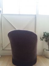 Fauteuil crapaud ancien