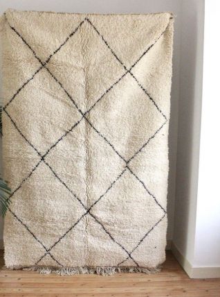 Tapis beni ouarain tissé main