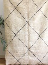 Tapis beni ouarain tissé main