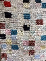 Tapis boucherouite noué main