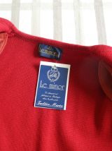 Gilet long Le Minor en  maille vintage Fabriqué en France