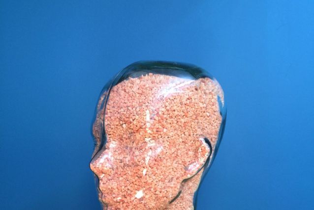 Tête en verre 