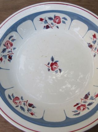 Plat de service N° 6 Sarreguemines/Digoin modèle Ninette dia