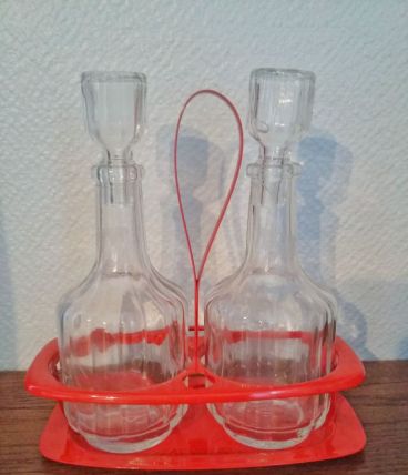 Serviteur huile et vinaigre vintage