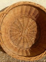 panier 2 anses , ancien en osier