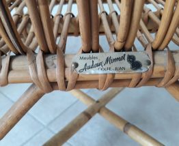 Fauteuil enfant en Rotin Audoux Minet 