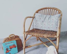 Fauteuil enfant en Rotin Audoux Minet 