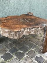 Table basse naturelle brute