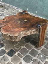 Table basse naturelle brute