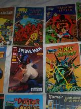 LOT 18 ANCIENNES BD SUPER HEROS 