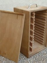 boite , tiroir  en bois , ancien,vintage
