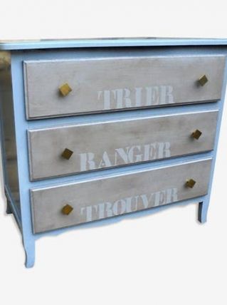 Commode des années 60 relookée