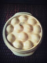 Gien - assiettes à escargots - vintage