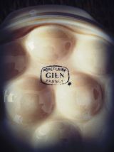Gien - assiettes à escargots - vintage