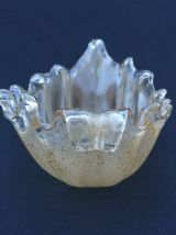 Centre de table en cristal avec incrustations