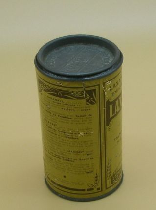 Boîte en fer 1950, "Laxamalt"