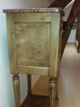 Chevet ou table d'appoint art déco avec marbre