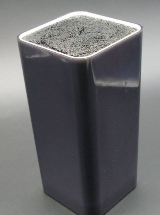Vase rectangulaire années 70, intérieur plein
