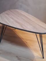 table basse tripode pied en epingle 