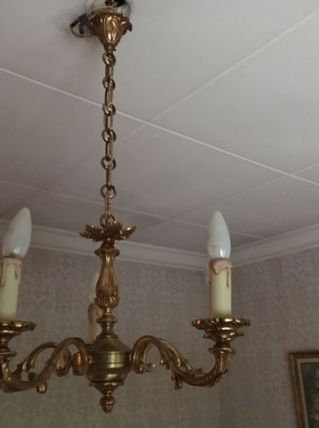 LUSTRE BRONZE DORE