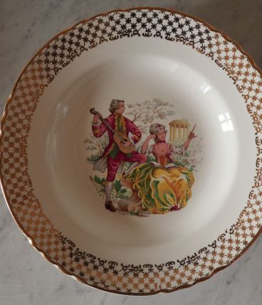 Lot de 6 assiettes creuses Moulin des Loups Orchies