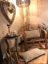 Fauteuil Rotin 1970
