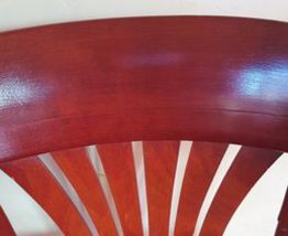 Lot de 2 Tabourets de bar avec dossier type Baumann