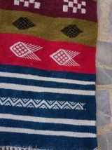 Tapis berbère multicolore fait à la main 