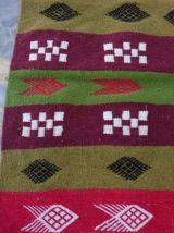 Tapis berbère multicolore fait à la main 