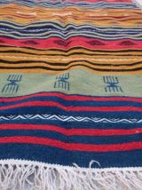 Tapis kilim berbère multicolore 190cm*105cm