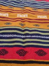 Tapis kilim berbère multicolore 190cm*105cm
