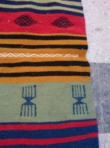 Tapis kilim berbère multicolore 190cm*105cm