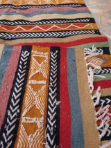 Tapis kilim berbère multicolore fait main 145cm*100cm