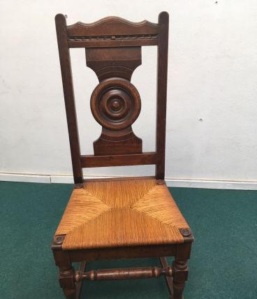 Chaise bretonne en bois massif