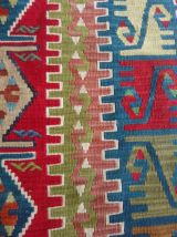 Kilim tapis turc fait à main en pure laine 200cm*125cm