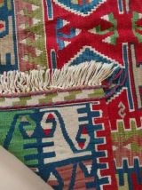 Kilim tapis turc fait à main en pure laine 200cm*125cm
