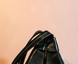 Magnifique sac à dos noir Vintage so 80's 90's 