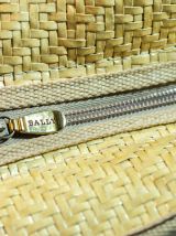 Superbe Sac paille Bally Vintage 