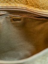 Superbe Sac paille Bally Vintage 
