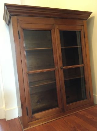 Vitrine chêne massif